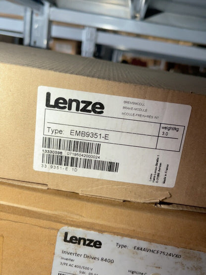 New Lenze EMB9351-E Brake Module 9300 Series