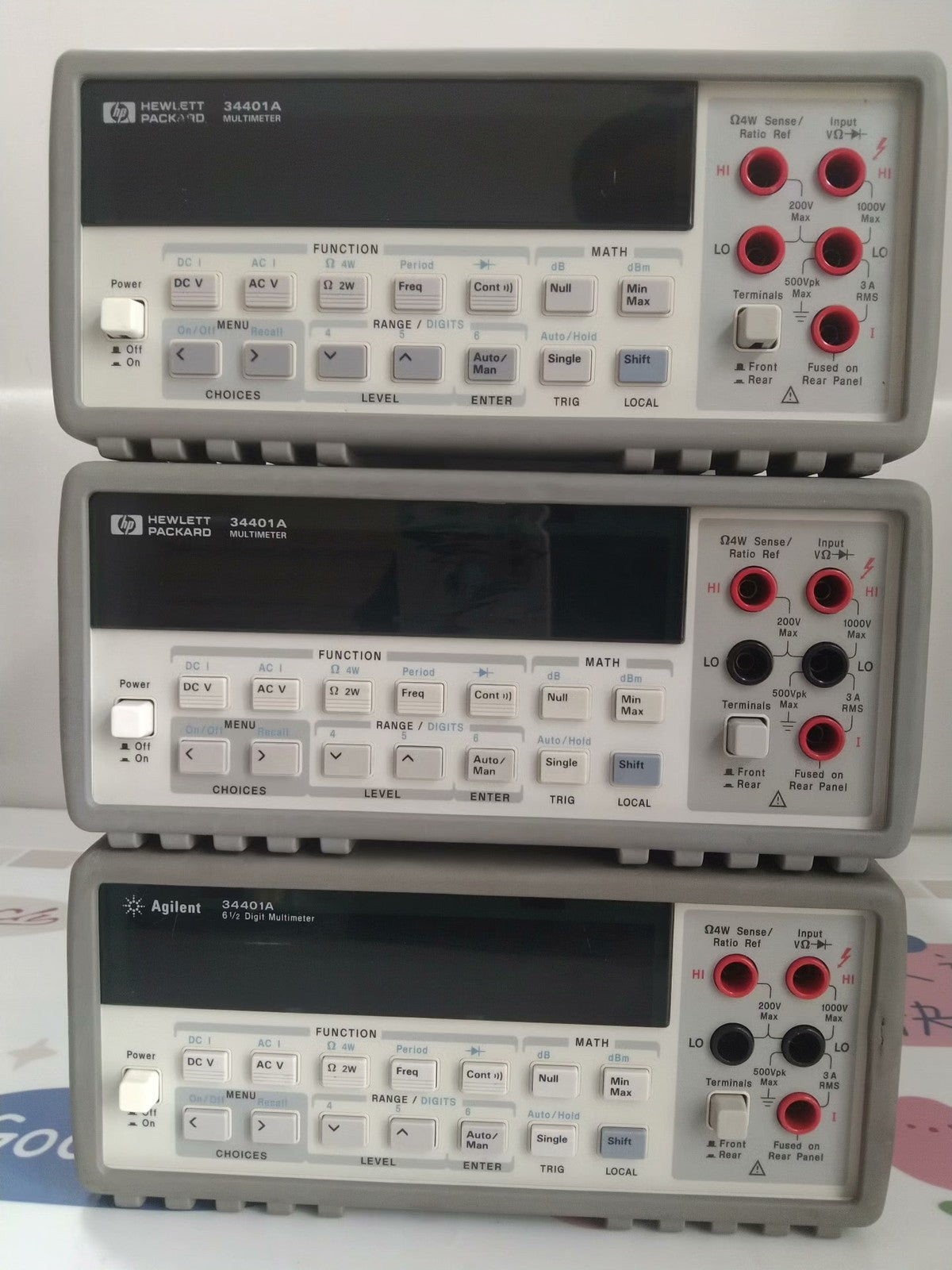 Used HP Agilent 34401A 6½ Digit Multimeter