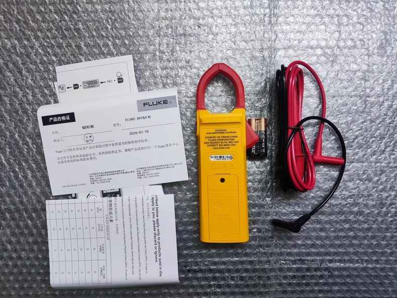 New Fluke 301B AC Clamp Meter 600A