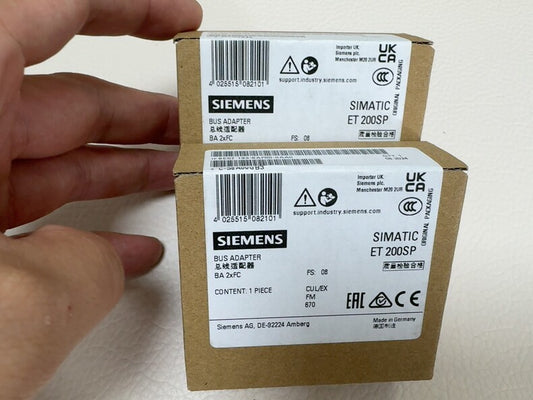 1PC New Siemens 6ES7193-6AF00-0AA0 ET200SP BusAdapter BA 2xFC