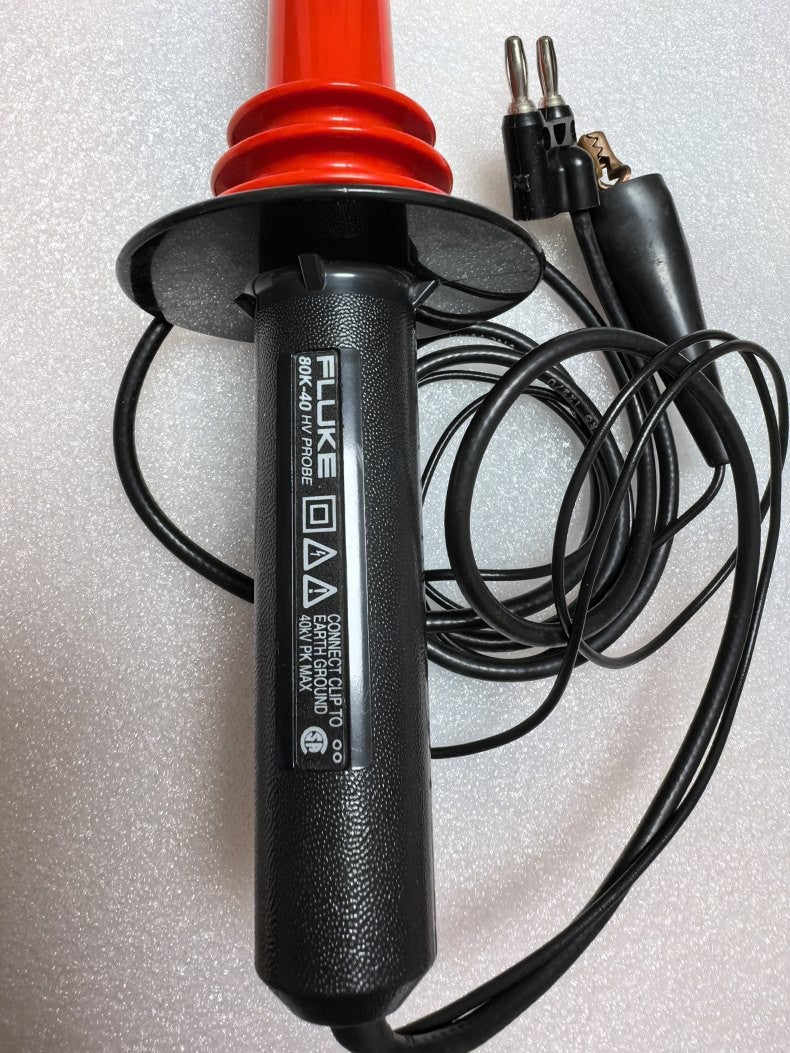 Used Fluke 80K-40 Insulated High Voltage Probe Testing