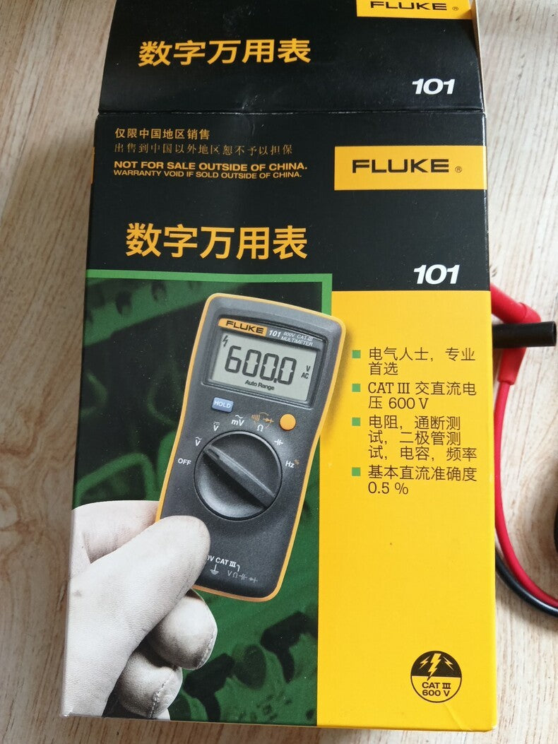 Fluke 101 Portable Digital Multimeter 600V