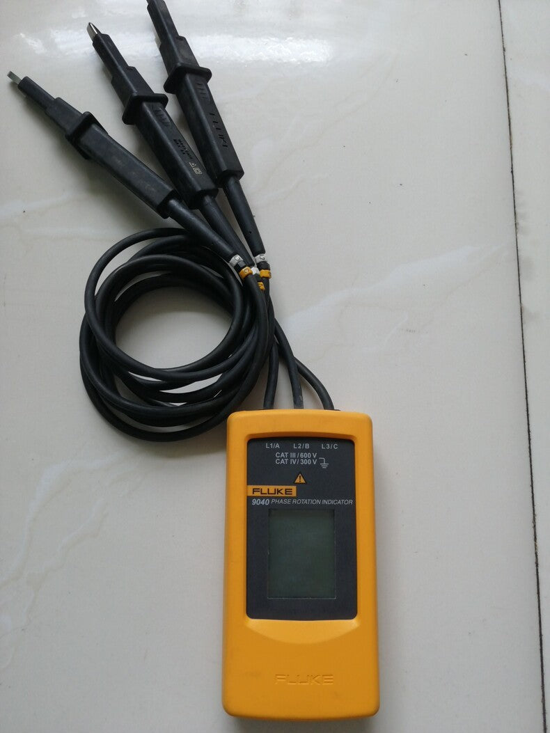 Used Fluke 9040 Portable Three Phase Rotation Detector