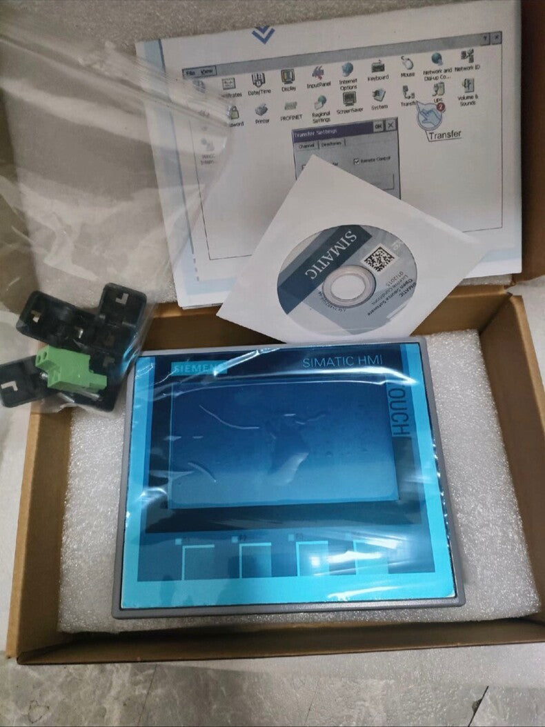New Siemens 6AV2124-2DC01-0AX0 KTP400 HMI Touch Screen