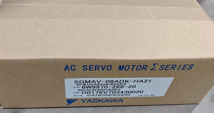 1PC New Yaskawa SGMAV-08ADK-HA21 750W Sigma-V AC Servo Motor 200V 3000RPM