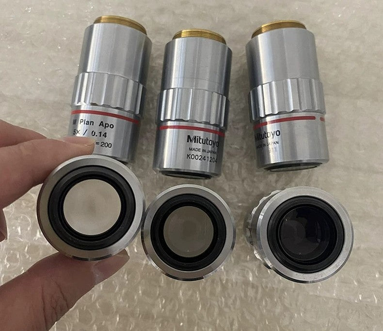 Used Mitutoyo M Plan Apo 5x/0.14 Objective Lens