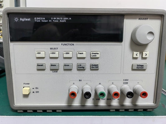 Used Agilent E3631A Triple Output DC Power Supply ±25V/1A