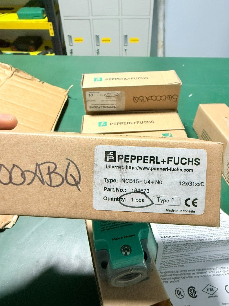 Pepperl-Fuchs NCB15-U4-N0 M18 Inductive Proximity Sensor