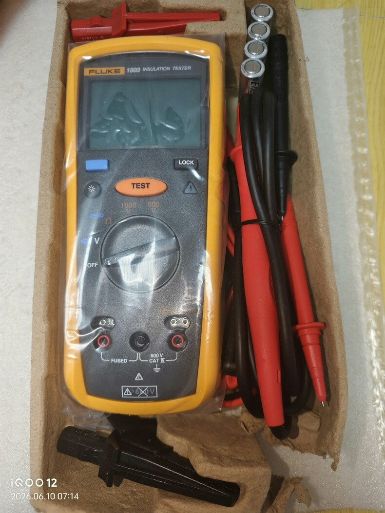 Fluke 1503 Megohmmeter 500 1000V Insulation Tester