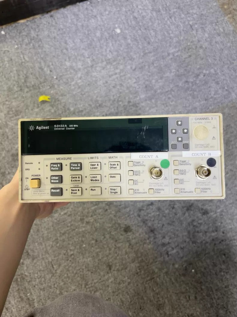 Used Agilent 53132A 225MHz Frequency Counter GPIB