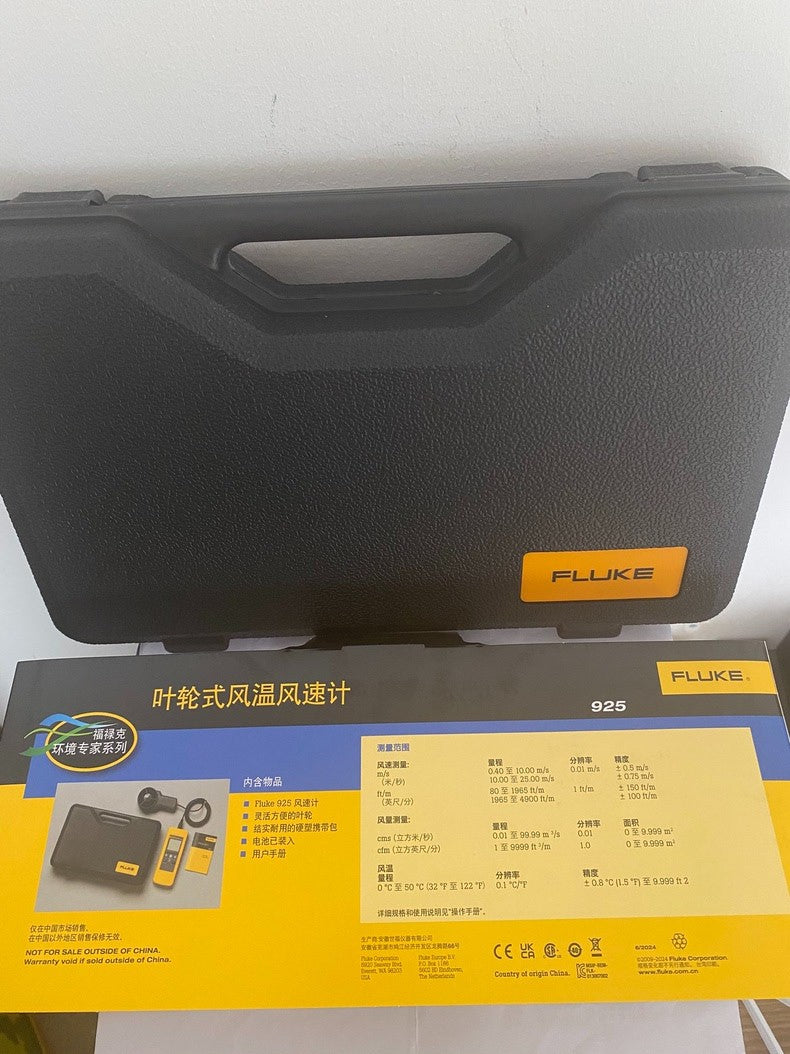 New Fluke 925 Wind Anemometer Air Velocity Meter