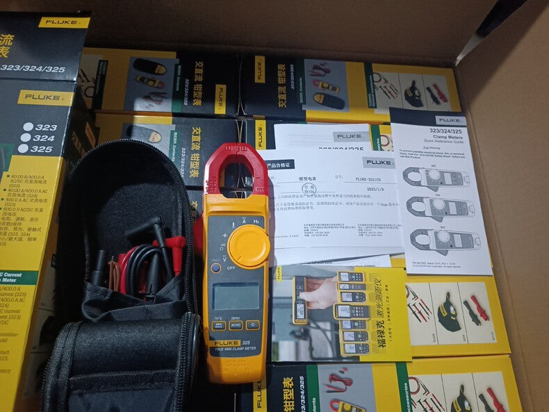 New Fluke 325 True RMS Clamp Meter AC DC Voltage