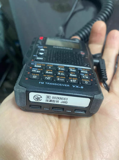 Used Yaesu VX-8DR Walkie Talkie with Antenna
