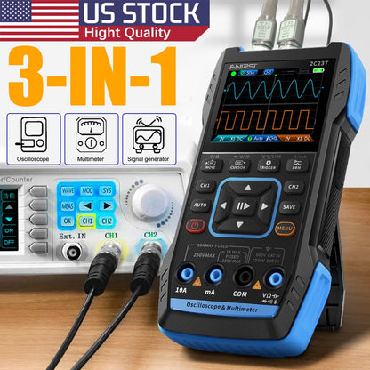 FNIRSI 2C23T 3-in-1 Oscilloscope Multimeter Generator