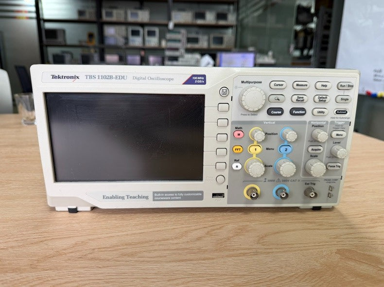 Used Tektronix TBS1102B-EDU 100MHz Digital Oscilloscope