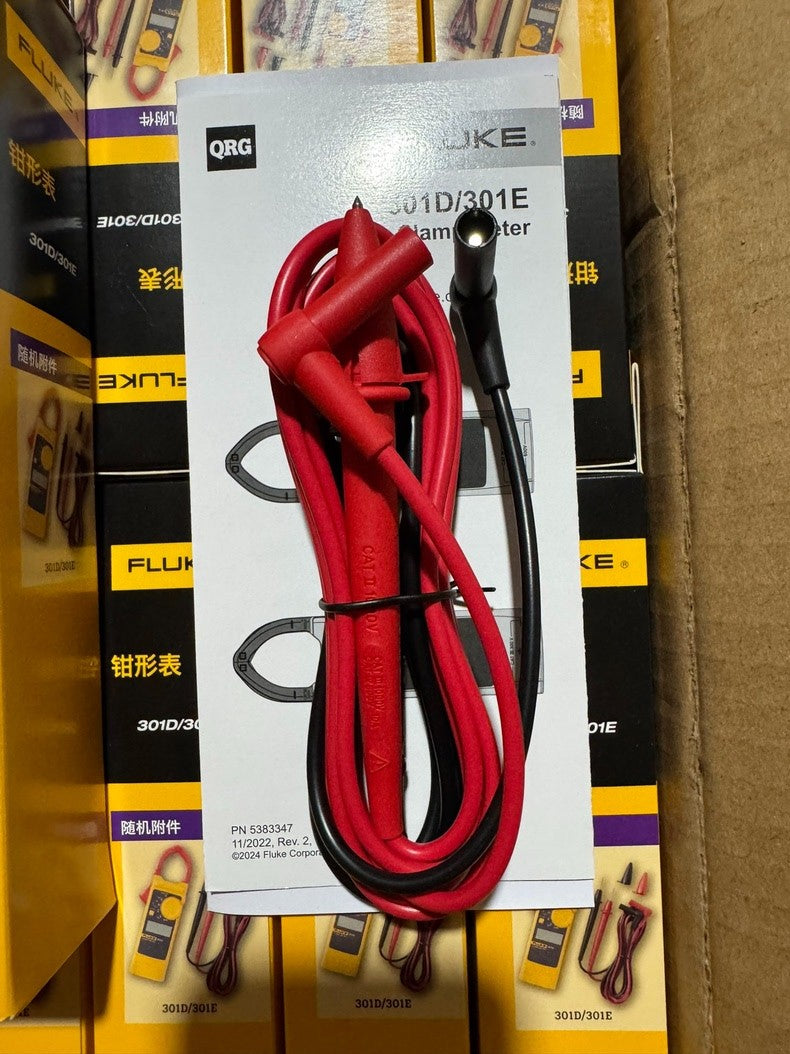 New Fluke 301E AC/DC Clamp Meter 600A