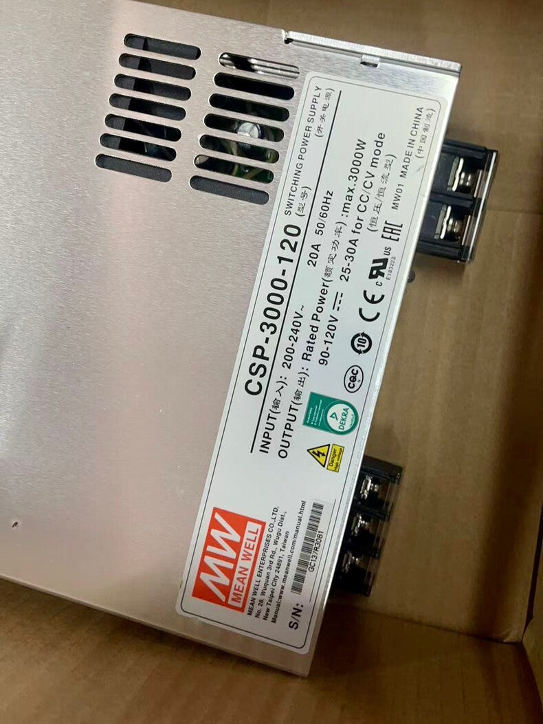 New Mean Well CSP-3000-120 3000W 120V Switching Power Supply