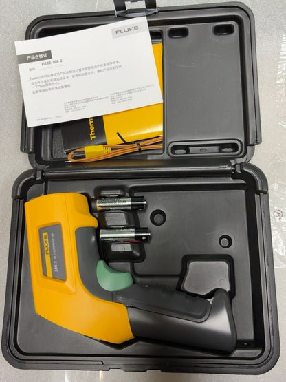 New Fluke 566-2 Dual IR Digital Infrared Temperature Thermometer