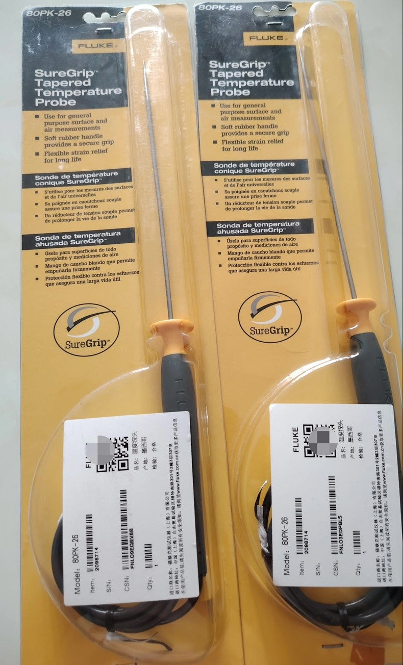 Type-K Temperature Probe Fluke 80PK-26 -40-816°C