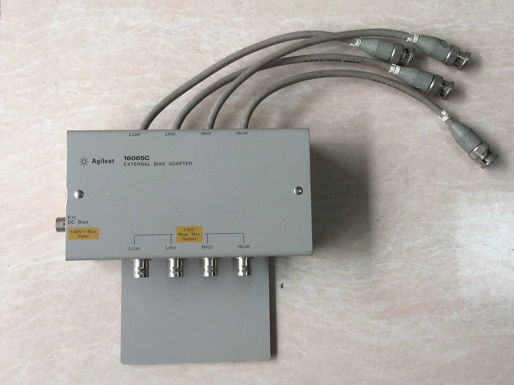 Used HP 16065C External Bias Measurement Adapter