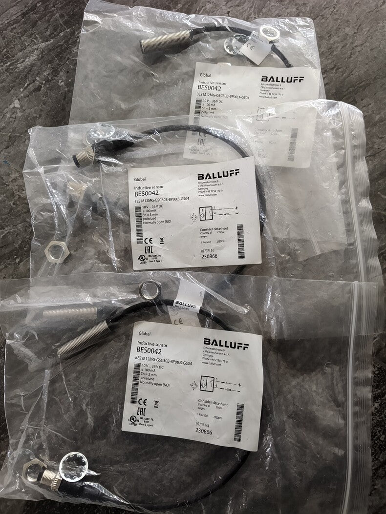 1PC New BALLUFF BES M12MG-GSC30B-BP00,3-GS04 Inductive Sensor BES0042 3mm