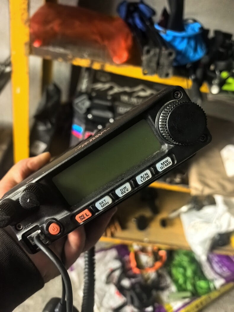 1PC Used FT-2980R YAESU 80W Single Band Mobile Radio Transceiver with Hand Mic
