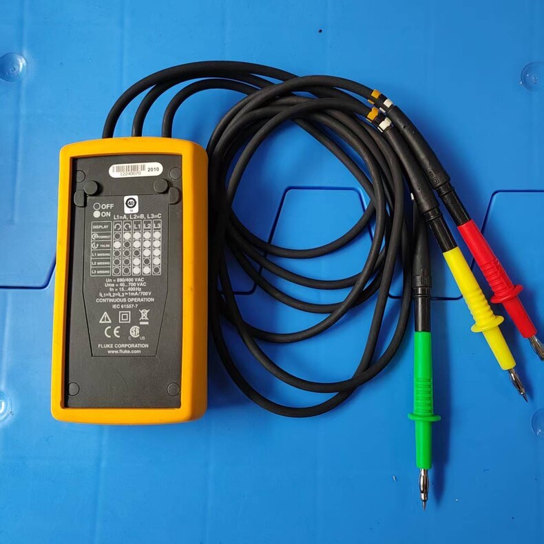 Used Fluke 9040 3-Phase Digital Phase Rotation Indicator