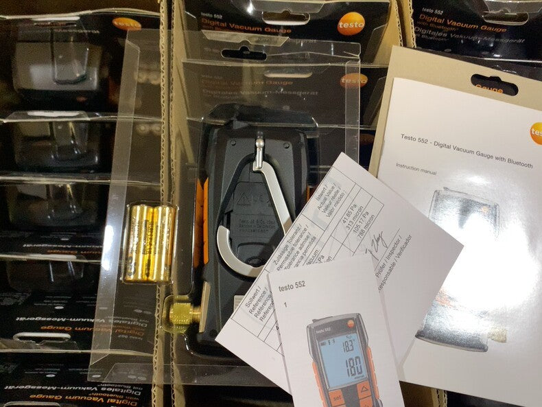 New Testo 552 Digital Vacuum Gauge Bluetooth HVAC Tool