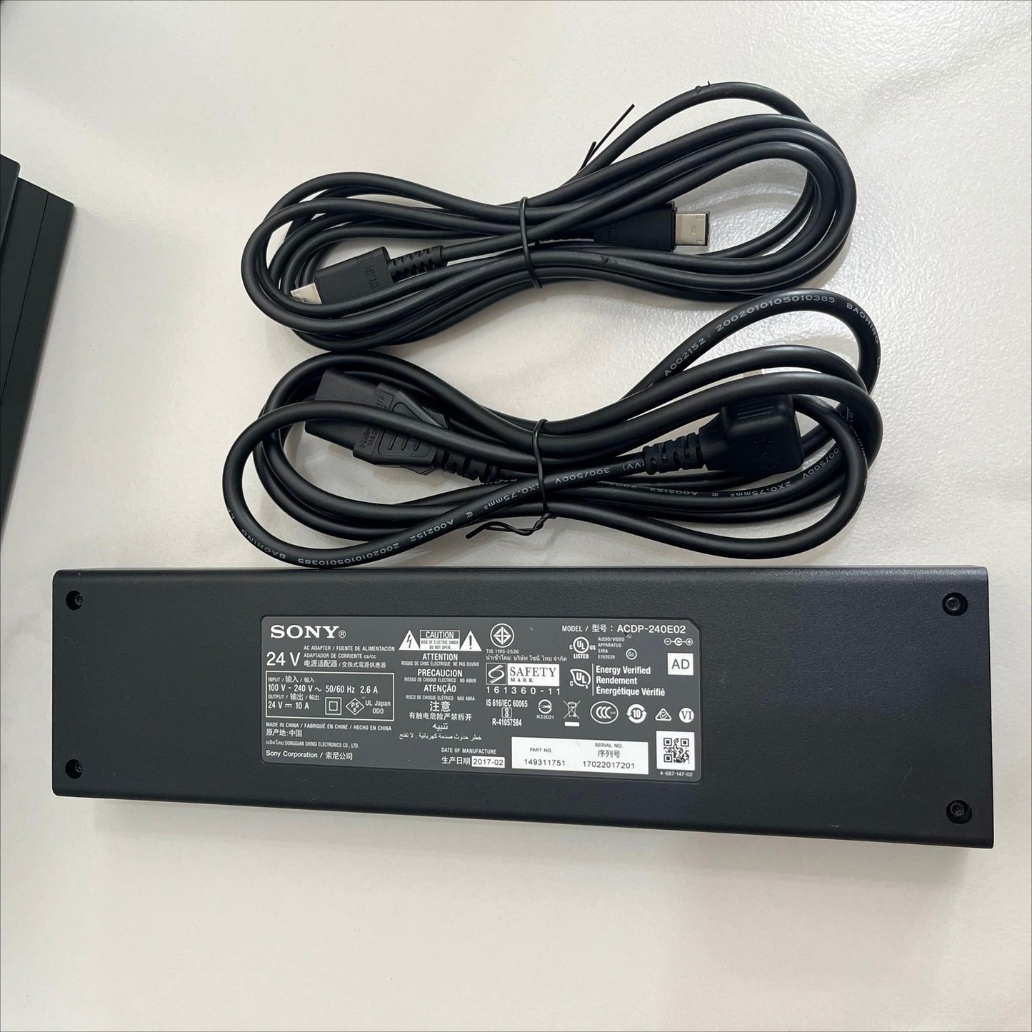 1PC SONY ACDP-240E01 Power Adapter 24V 9.4A Supply
