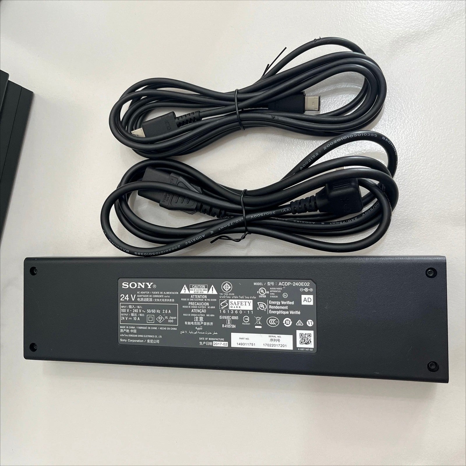 1PC SONY ACDP-240E01 Power Adapter 24V 9.4A Supply
