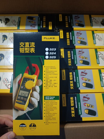 New Fluke 325 True RMS Clamp Meter AC DC Voltage