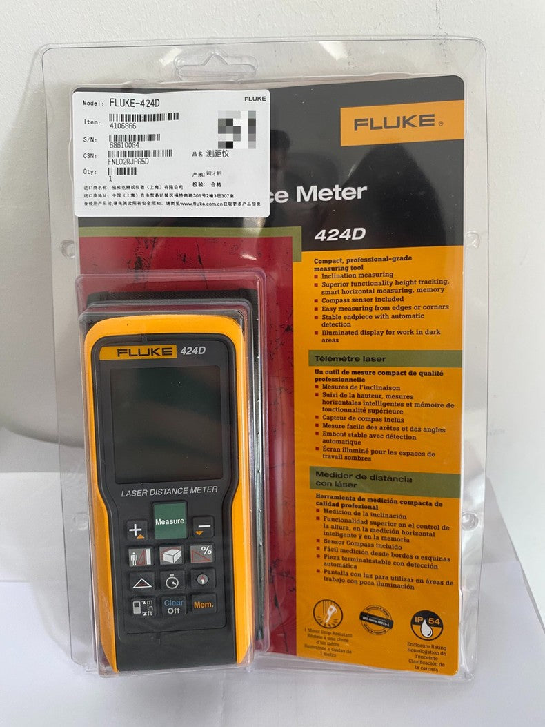 New Fluke 424D Laser Distance Meter 100M Range Finder