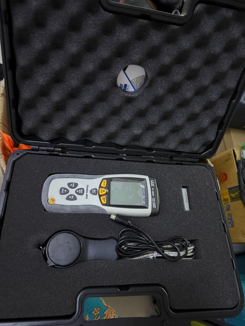 New CEM DT-8809A Handheld Light Meter 400000Lux USB