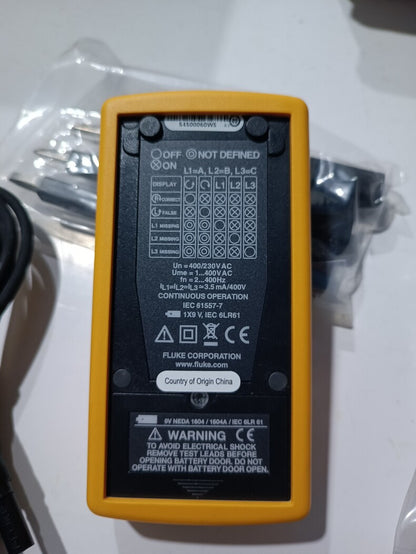 New Fluke 9062 Motor Phase Rotation Indicator