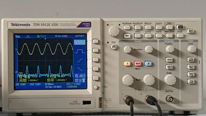 Used Tektronix TDS1012C-EDU 100MHz 2CH Color Oscilloscope