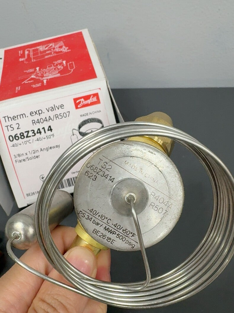 1PC New Danfoss TS2 068Z3414 Thermostatic Expansion Valve Body R404A/R507