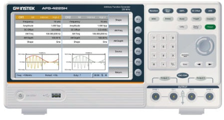 GW Instek AFG-4225H 250 MHz 2-Channel Function Generator (Pre-Owned)