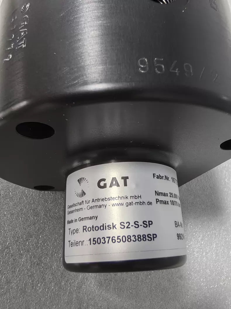 Used Rotodisk S2-S-SP Rotary Actuator