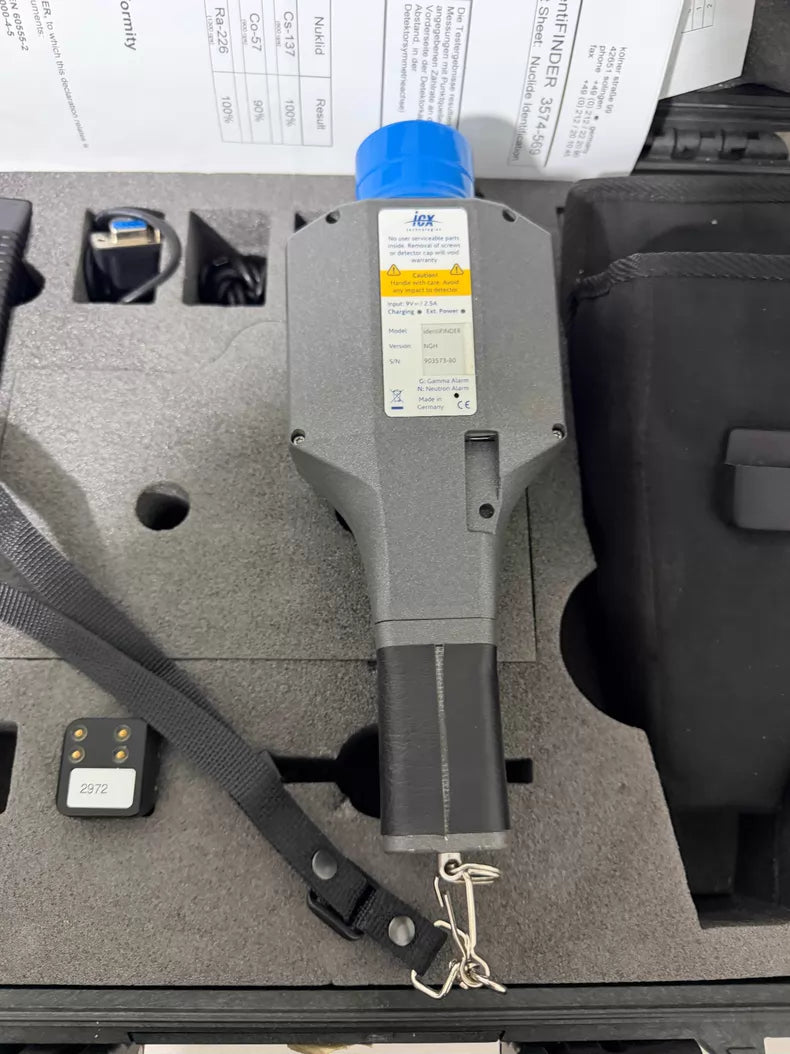 ICX identiFINDER Portable Gamma Spectrometer