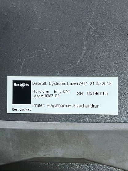 Bystronic 10087182 Laser Cutting Machine Operating Handle