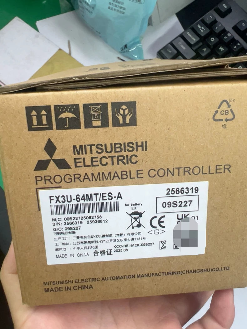 Used Mitsubishi FX3U-64MT/ES-A 64-Point PLC Module