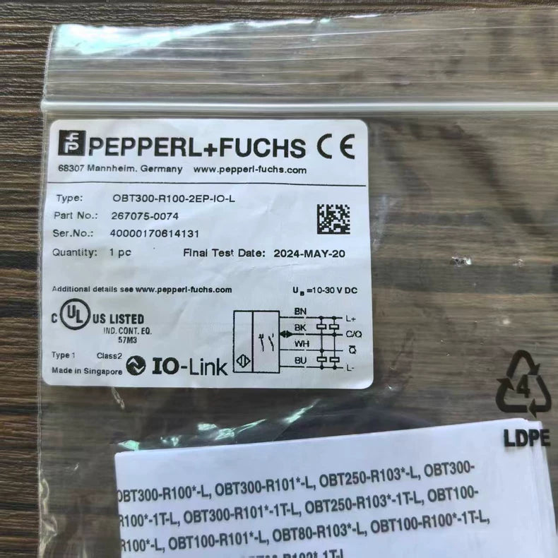Used OBT300-R100-2EP-IO-L Optical Barrier