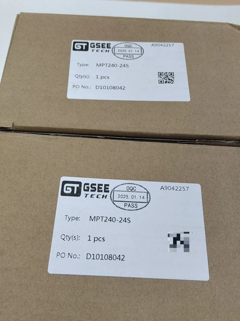 Used GSEE MPT240-24S 240W 24V Power Supply