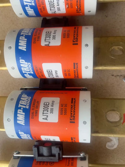 Used AJT60 AMP-TRAP 60A 600V Class J Fuse