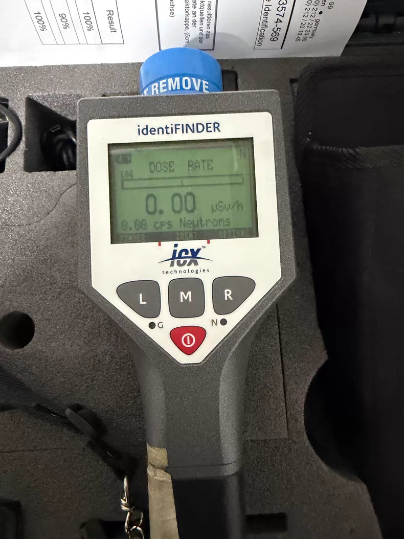 ICX identiFINDER Portable Gamma Spectrometer