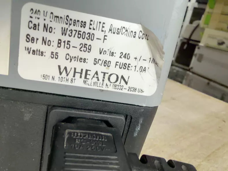 WHEATON Omnispense ELITE Peristaltic Pump W375030-F