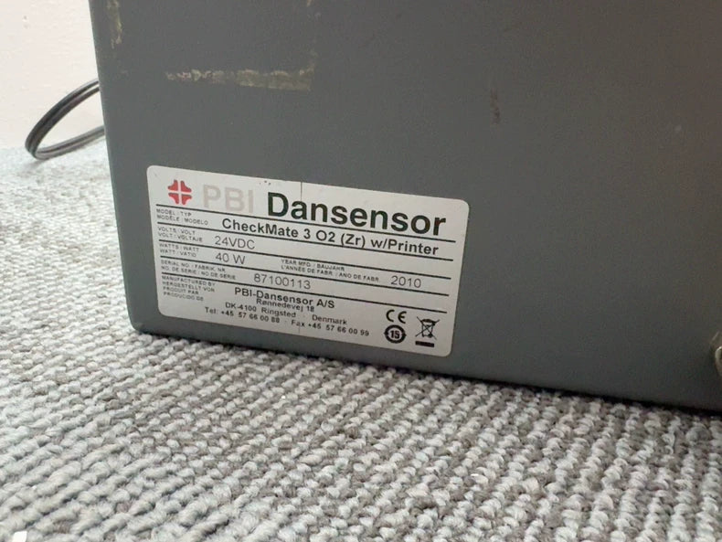 PBI Dansensor CheckMate3 Oxygen Analyzer