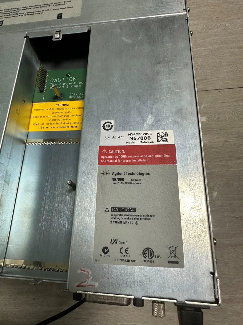 Used HP AGILENT N6700B Modular Power System