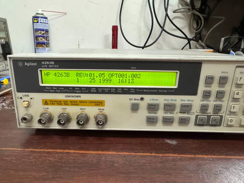 Used HP AGILENT 4263B LCR Meter 100Hz-100kHz