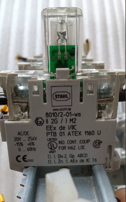 USED STAHL 8010/2-01-WS Explosion-Proof LED Indicator